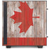 Canadian Flag Dark Wood NZXT H510 Compact ATX Mid-Tower Case Skin